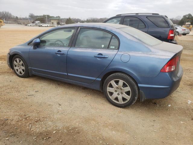 2HGFA16508H519512 - 2008 HONDA CIVIC LX BLUE photo 2