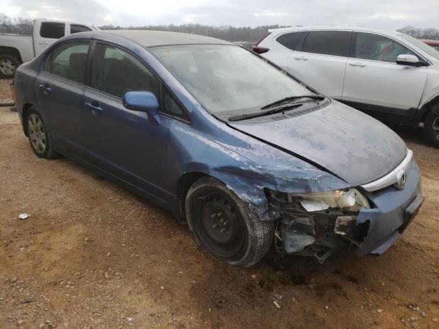 2HGFA16508H519512 - 2008 HONDA CIVIC LX BLUE photo 4