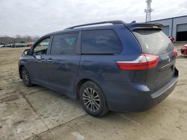 5TDYZ3DC3KS967183 - 2019 TOYOTA SIENNA XLE BLUE photo 2