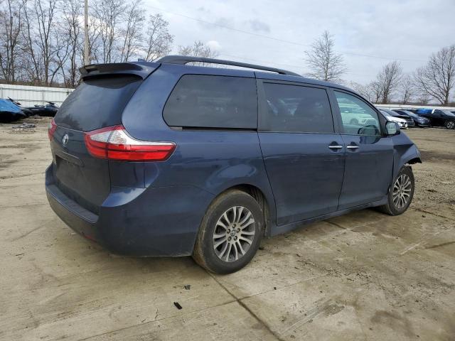 5TDYZ3DC3KS967183 - 2019 TOYOTA SIENNA XLE BLUE photo 3