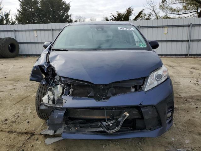 5TDYZ3DC3KS967183 - 2019 TOYOTA SIENNA XLE BLUE photo 5