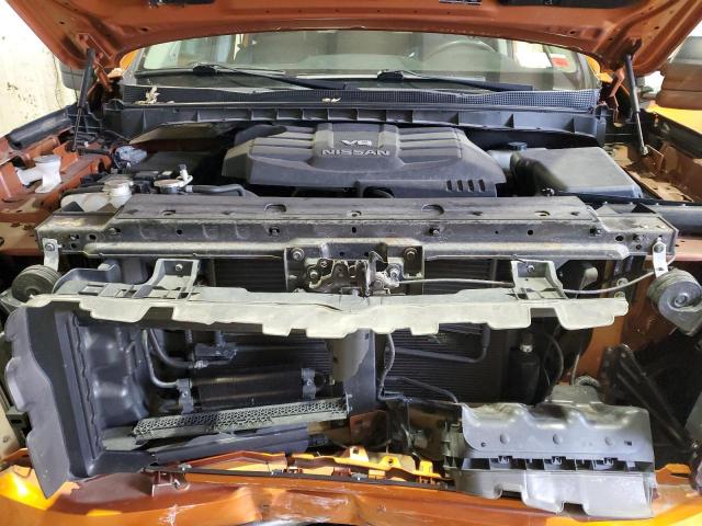 1N6AA1E59KN510202 - 2019 NISSAN TITAN SV ORANGE photo 11