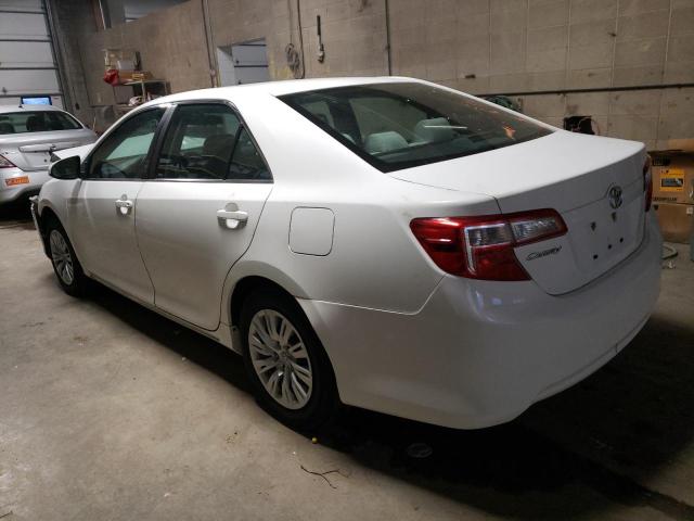 4T4BF1FK4CR267436 - 2012 TOYOTA CAMRY BASE WHITE photo 2