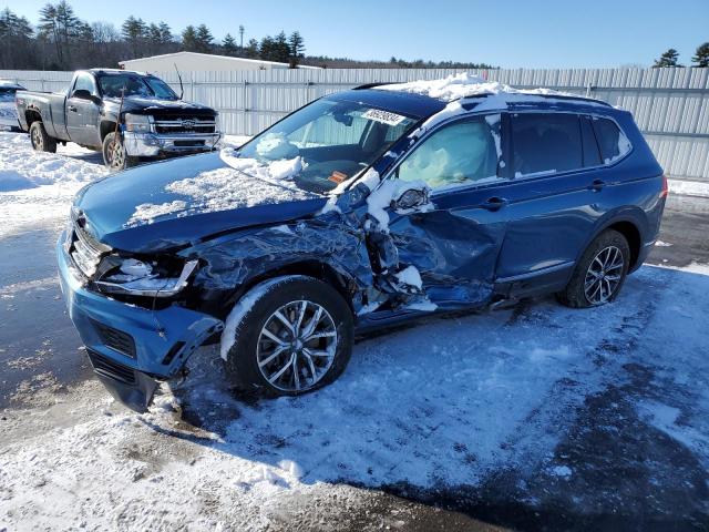 3VV3B7AXXLM128793 - 2020 VOLKSWAGEN TIGUAN SE BLUE photo 1