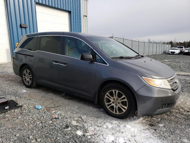 5FNRL5H45BB507614 - 2011 HONDA ODYSSEY EX GRAY photo 4