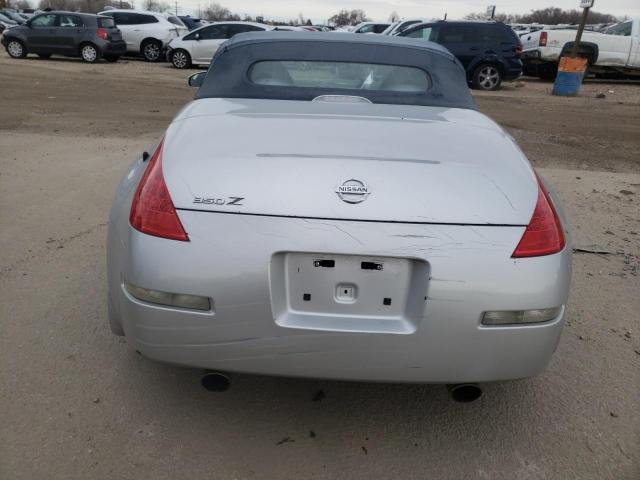 JN1AZ36A66M450834 - 2006 NISSAN 350Z ROADSTER SILVER photo 6