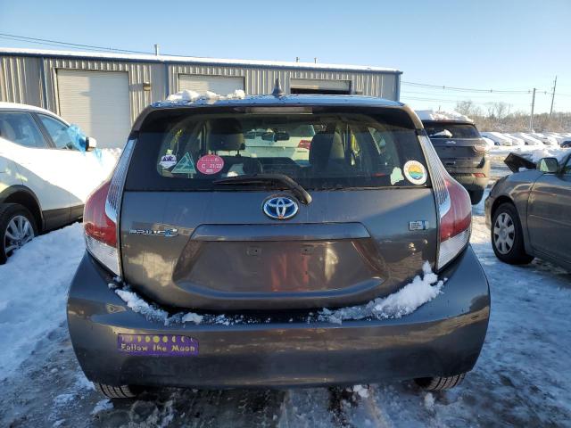 JTDKDTB31F1089036 - 2015 TOYOTA PRIUS C GRAY photo 6