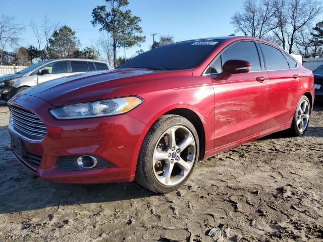 3FA6P0H7XER350966 - 2014 FORD FUSION SE RED photo 1