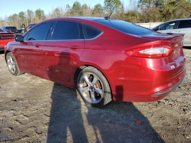 3FA6P0H7XER350966 - 2014 FORD FUSION SE RED photo 2