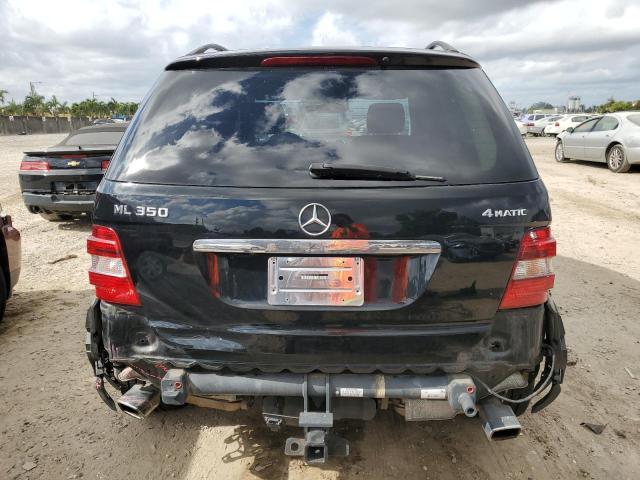 4JGBB8GB8BA732118 - 2011 MERCEDES-BENZ ML 350 4MATIC BLACK photo 6