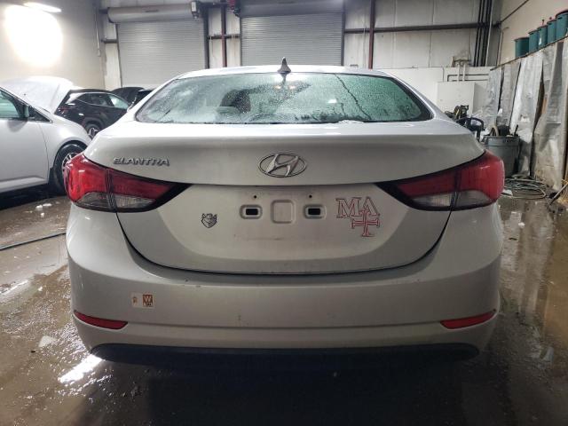 KMHDH4AE2FU227912 - 2015 HYUNDAI ELANTRA SE SILVER photo 6