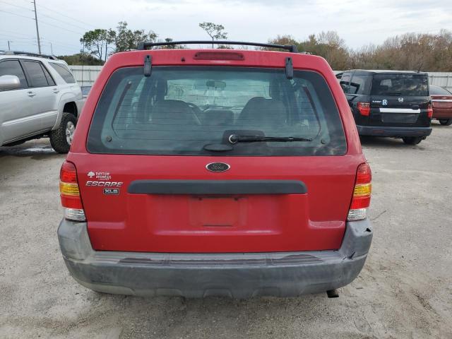 1FMYU01141KA46303 - 2001 FORD ESCAPE XLS RED photo 6