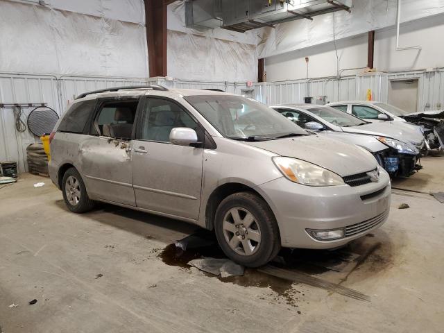 5TDZA22C55S250815 - 2005 TOYOTA SIENNA XLE SILVER photo 4