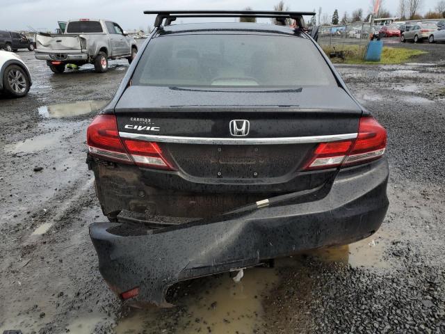 19XFB2F5XDE213926 - 2013 HONDA CIVIC LX BLACK photo 6