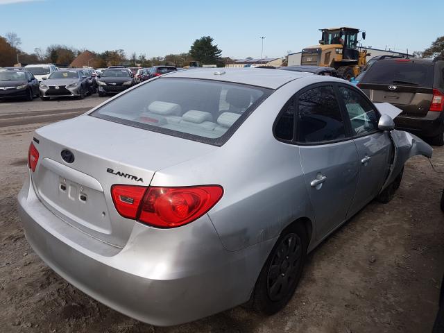 KMHDU46D18U517962 - 2008 HYUNDAI ELANTRA GLS SILVER photo 4