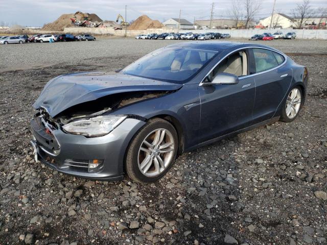 5YJSA1CN8DFP21564 - 2013 TESLA MODEL S ნაცრისფერი ფოტო 1