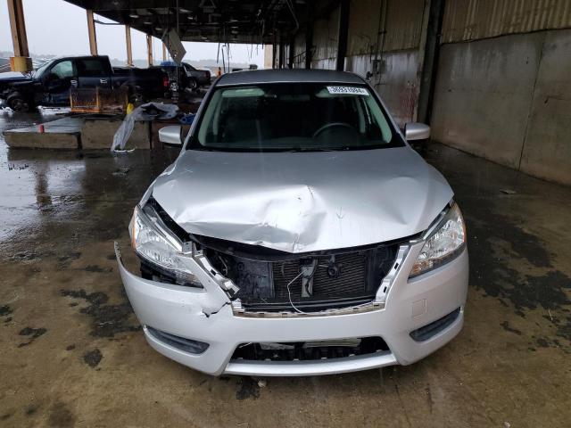 3N1AB7AP5EY310826 - 2014 NISSAN SENTRA S SILVER photo 5