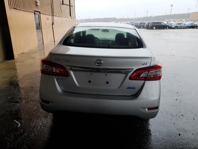 3N1AB7AP5EY310826 - 2014 NISSAN SENTRA S SILVER photo 6