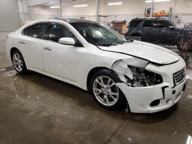 1N4AA5AP6EC483936 - 2014 NISSAN MAXIMA S WHITE photo 4