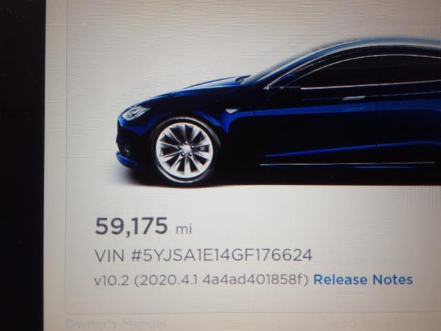 5YJSA1E14GF176624 - 2016 TESLA MODEL S  լուսանկար 8
