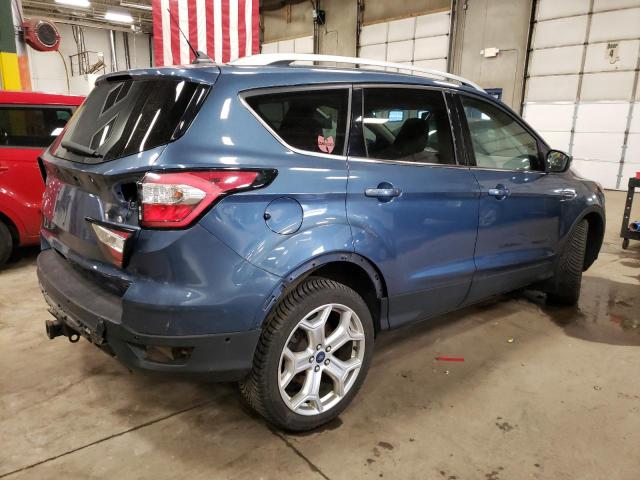 1FMCU9J99JUC84818 - 2018 FORD ESCAPE TITANIUM BLUE photo 3