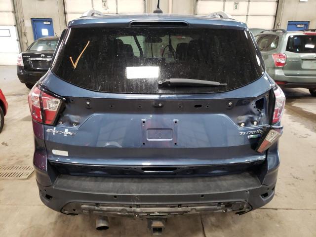 1FMCU9J99JUC84818 - 2018 FORD ESCAPE TITANIUM BLUE photo 6