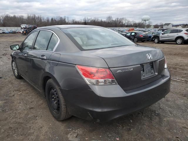 1HGCP26369A078605 - 2009 HONDA ACCORD LX CHARCOAL photo 2