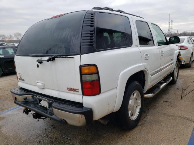 1GKEK13Z44J233416 - 2004 GMC YUKON WHITE photo 3