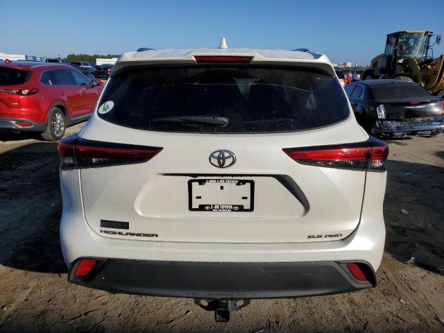 5TDGZRBH8LS034779 - 2020 TOYOTA HIGHLANDER XLE WHITE photo 6