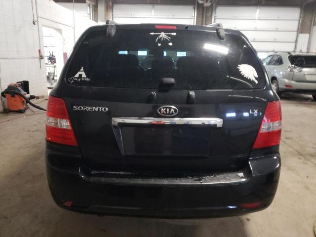 KNDJC735985857041 - 2008 KIA SORENTO EX BLACK photo 6