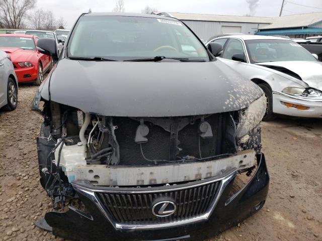 2T2BK1BA0CC145737 - 2012 LEXUS RX 350 BLACK photo 5