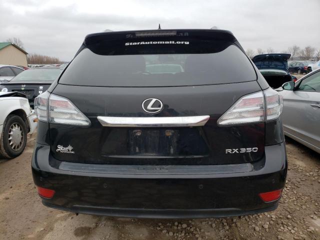 2T2BK1BA0CC145737 - 2012 LEXUS RX 350 BLACK photo 6