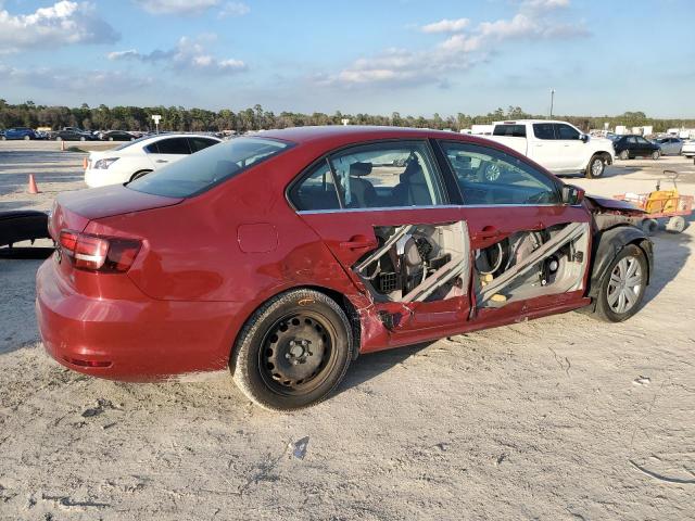 3VW2B7AJ2HM331235 - 2017 VOLKSWAGEN JETTA S RED photo 3