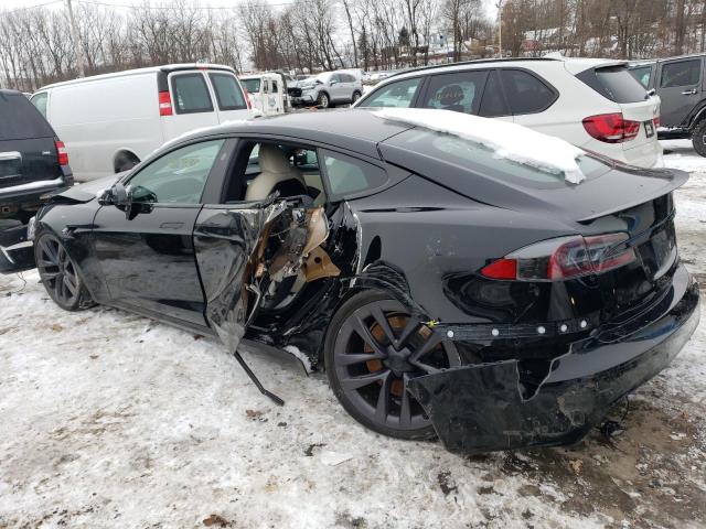 5YJSA1E62MF452287 - 2021 TESLA MODEL S Սև լուսանկար 2