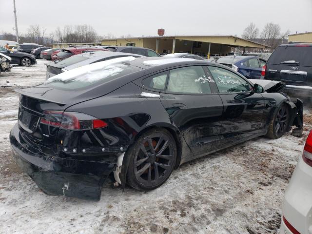 5YJSA1E62MF452287 - 2021 TESLA MODEL S Սև լուսանկար 3
