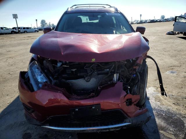 5N1AT2MT7GC773886 - 2016 NISSAN ROGUE S RED photo 5