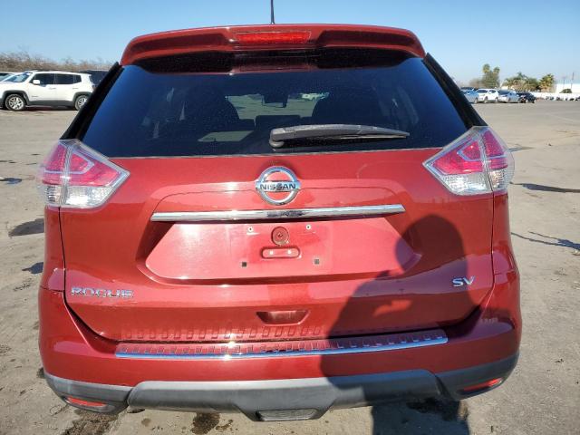 5N1AT2MT7GC773886 - 2016 NISSAN ROGUE S RED photo 6