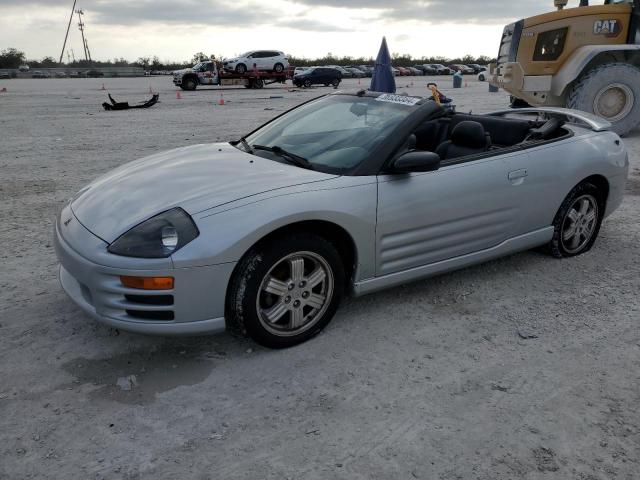 4A3AE85H01E097592 - 2001 MITSUBISHI ECLIPSE SPYDER GT SILVER photo 1