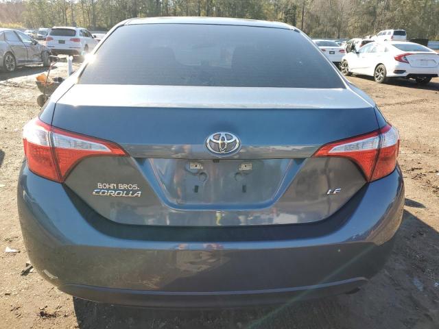 5YFBURHE4GP560007 - 2016 TOYOTA COROLLA L BLUE photo 6