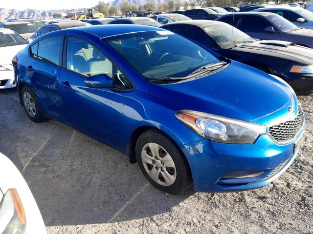 KNAFX4A68F5324256 - 2015 KIA FORTE LX BLUE photo 4