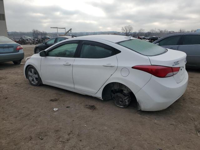 5NPDH4AE3DH400039 - 2013 HYUNDAI ELANTRA GLS WHITE photo 2