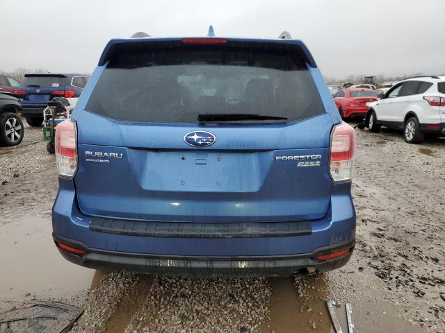 JF2SJAGC2JH494264 - 2018 SUBARU FORESTER 2.5I PREMIUM BLUE photo 6