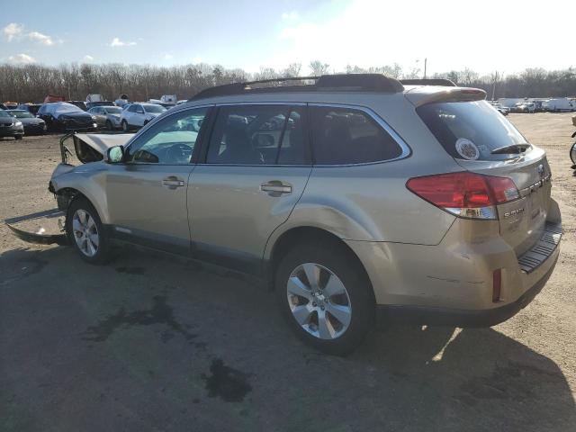 4S4BRCKC6A3357525 - 2010 SUBARU OUTBACK 2.5I LIMITED BEIGE photo 2