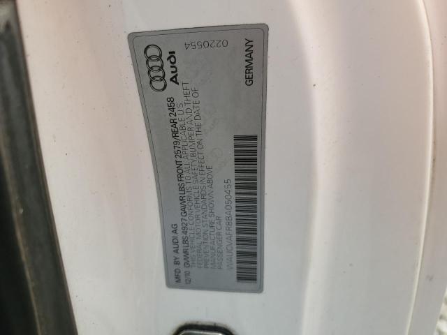 WAUCVAFR8BA050455 - 2011 AUDI S5 PREMIUM PLUS თეთრი ფოტო 12