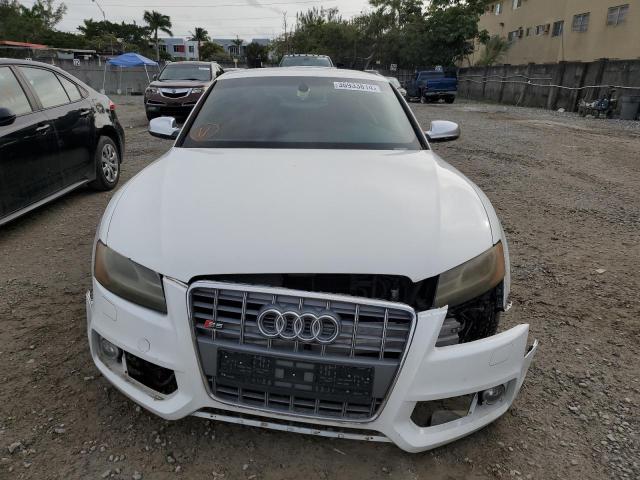 WAUCVAFR8BA050455 - 2011 AUDI S5 PREMIUM PLUS WHITE photo 5