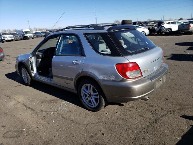 JF1GG68572G816359 - 2002 SUBARU IMPREZA OUTBACK SPORT SILVER photo 2