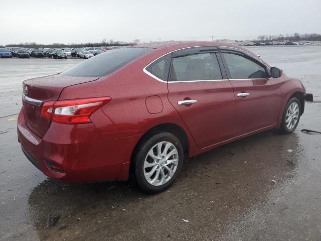 3N1AB7AP3KY374049 - 2019 NISSAN SENTRA S RED photo 3