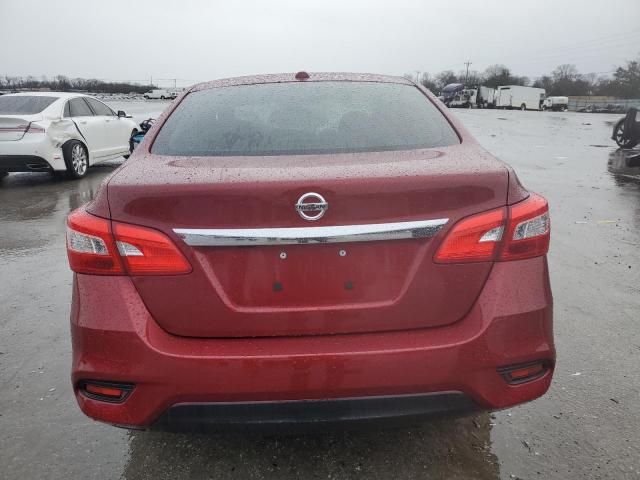 3N1AB7AP3KY374049 - 2019 NISSAN SENTRA S RED photo 6