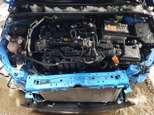 JTND4RBE6L3086738 - 2020 TOYOTA COROLLA SE BLUE photo 11