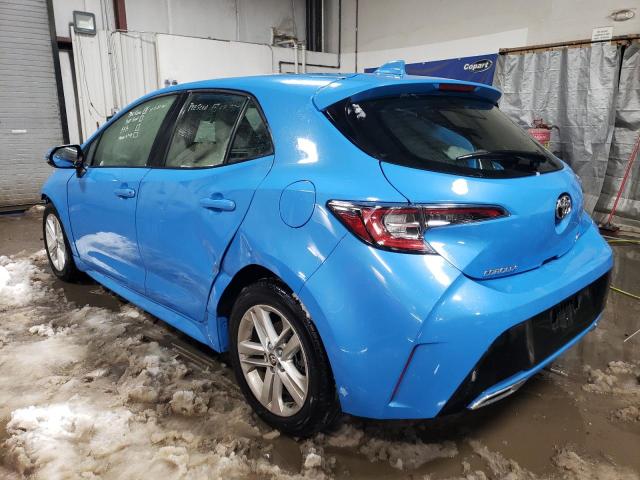 JTND4RBE6L3086738 - 2020 TOYOTA COROLLA SE BLUE photo 2